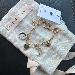 NWT Luna Norte charm bracelet